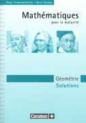 Mathematik für Maturitätsschulen, Französischsprachige Schweiz, Géométrie, Solutions