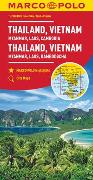 MARCO POLO Kontinentalkarte Thailand, Vietnam 1:2 500 000. 1:2'500'000