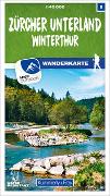 Zürcher Unterland - Winterthur Nr. 08 Wanderkarte 1:40 000. 1:40'000